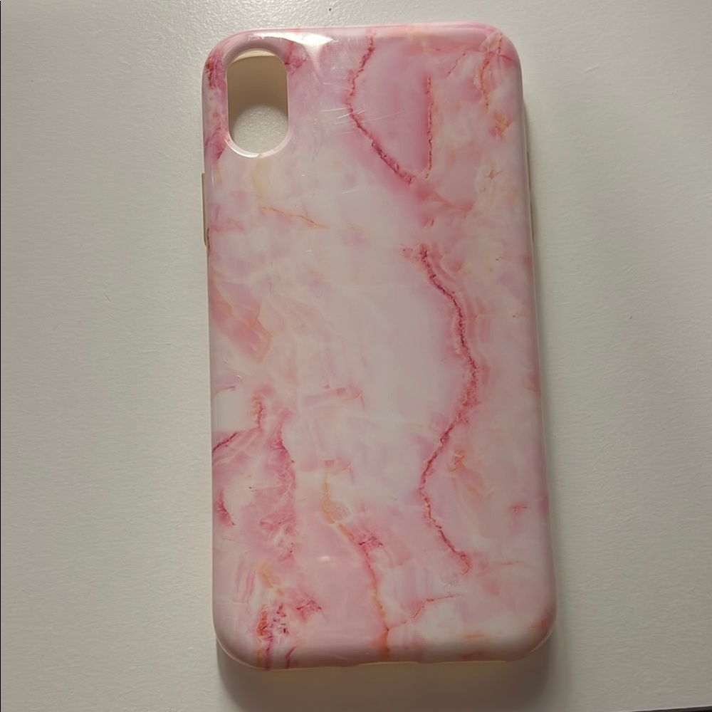 Marble Pink Phone Case- iPhone X/Xs